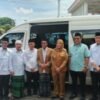 Walikota Bandar Lampung Hj. Eva Dwiana Serahkan 1 Unit Kendaraan Roda 4 Untuk Operasional PW NU